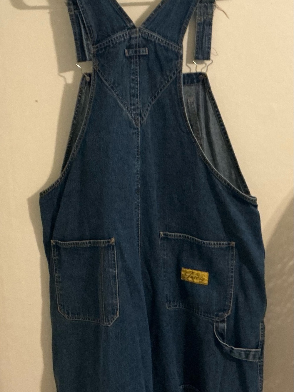 Looney Tunes Tweety Bird Denim Shortalls Overalls Shorts 24W Plus Size Y2K EUC - Picture 4 of 7
